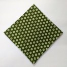 Green - 12" POLKA DOT Unisex Men Women Pocket Square Handkerchief Hanky - 100% Cotton